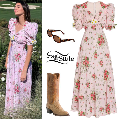 Floral Dress, Western Boots