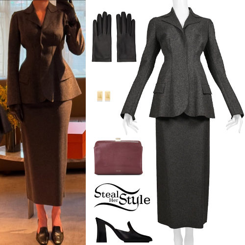 Grey Jacket and Skirt