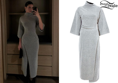 Grey Wool Dress