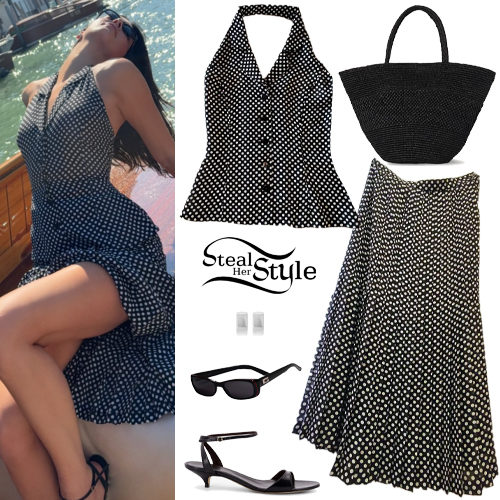 Polka Dot Top and Skirt