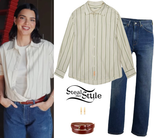 Striped Shirt, Blue Jeans