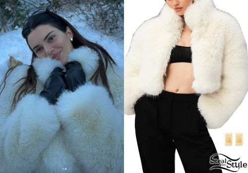 White Faux Fur Jacket