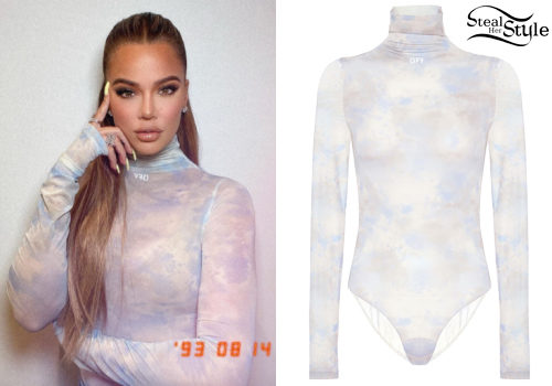 Blue Tie-Dye Bodysuit