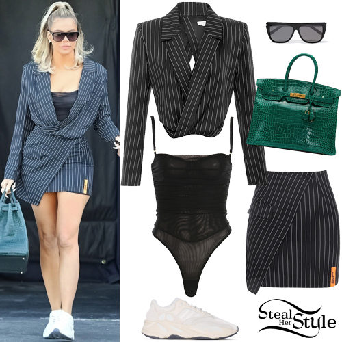 Pinstripe Jacket and Skirt