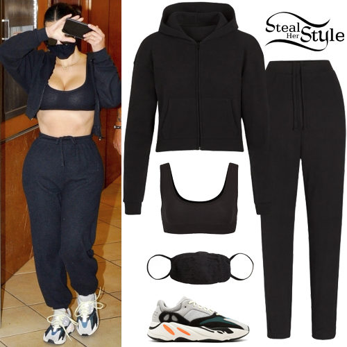 Black Hoodie, Jogger and Top