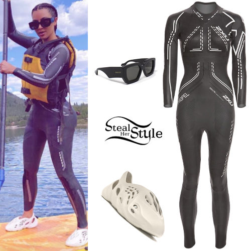 Black Wetsuit, White Shoes