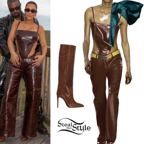 Brown Leather Outfit