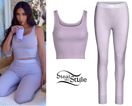 Lilac Top and Leggings