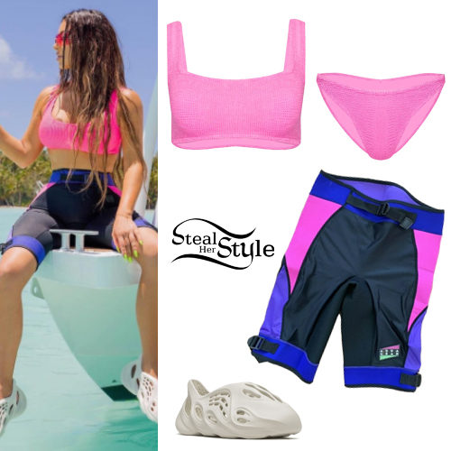 Pink Bikini, Neoprene Shorts