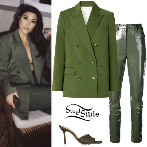 Green Blazer, Patent Pants
