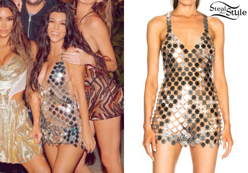 Metal Mini Dress
