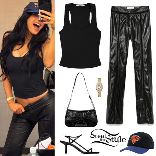 Black Tank, Leather Pants