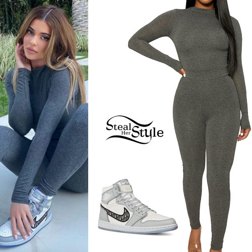 Grey Bodysuit and Leggings