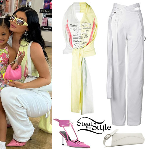 Halter Top, White Jeans