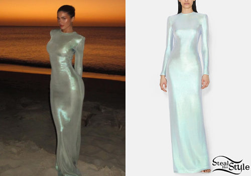 Iridescent Maxi Dress