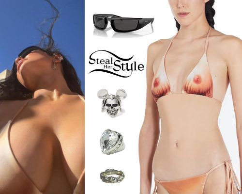 Naked Bikini, Black Sunglasses