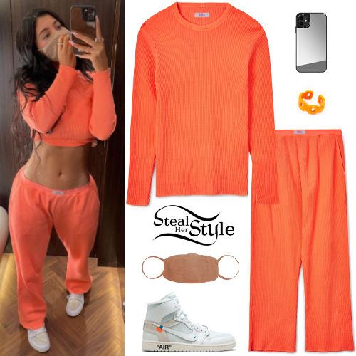 Orange Neon Top and Pants