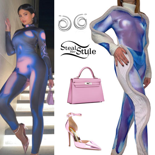 Printed Jumpsuit, Pink Pumps