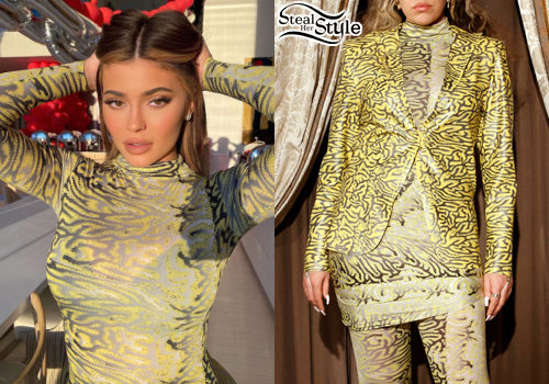 Yellow Printed Dress