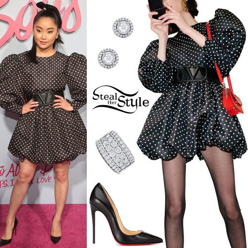 Polka Dot Dress, Pointed Pumps