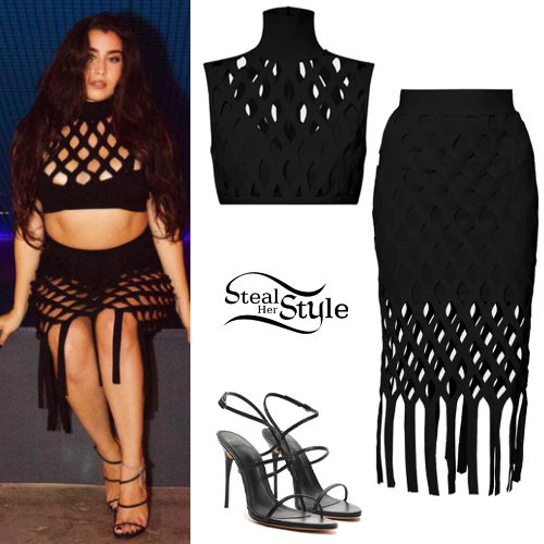 Fishnet Bandage Top and Skirt