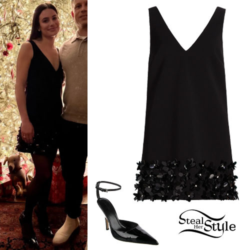 Black Dress and Pumps