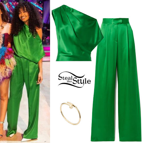 Green Blouse and Pants