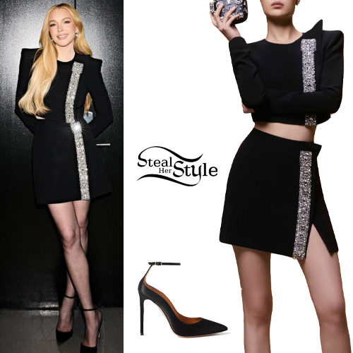 Embellished Top and Skirt