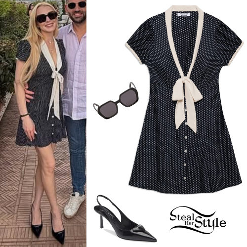 Mini Dress, Black Pumps