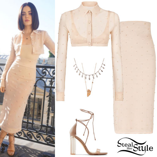 Embellished Blouse and Skirt