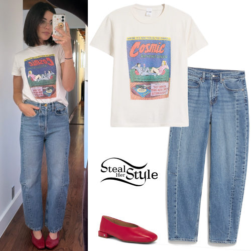 Printed T-Shirt and Jeans