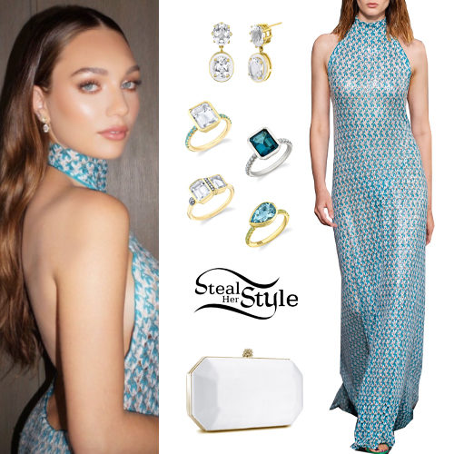 Turquoise Dress and Jewelry