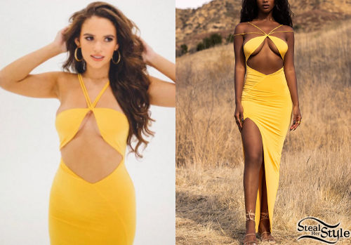 Yellow Strappy Dress