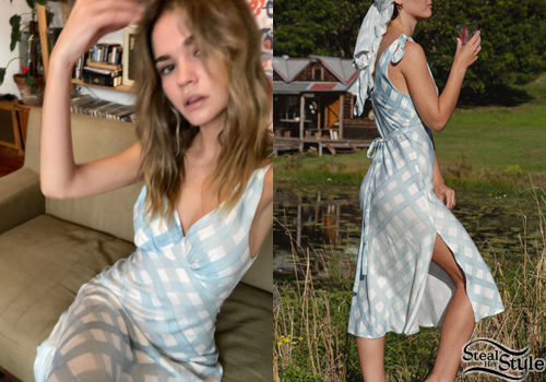 Blue Check Dress