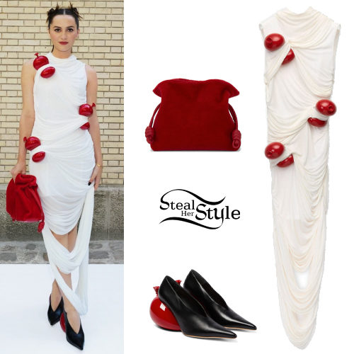 Balloon Dress and Pumps