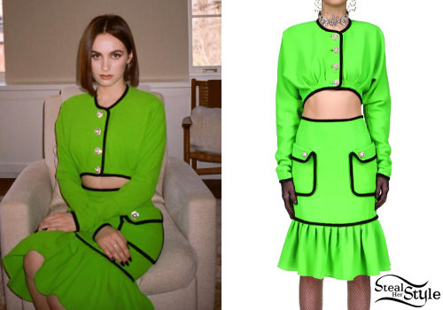 Green Blouse and Skirt