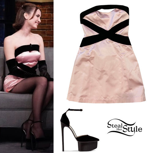 Pink Mini Dress, Platform Pumps