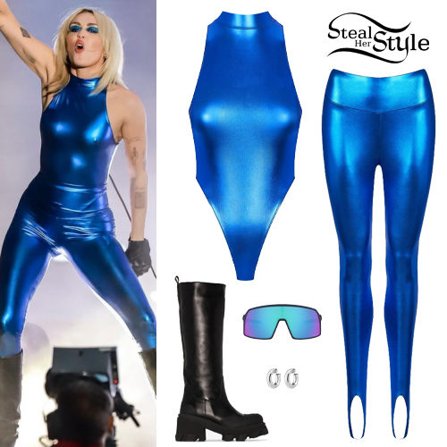 Blue Bodysuit and Leggings