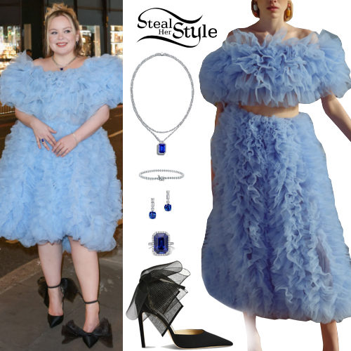 Blue Tulle Outfit