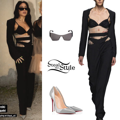 Black Suit, Grey Pumps