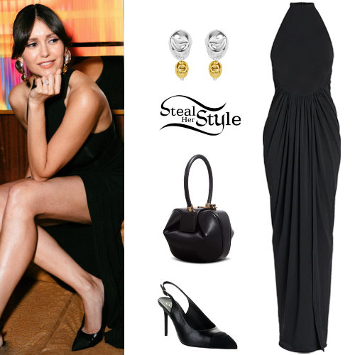 Black Dress and Pumps