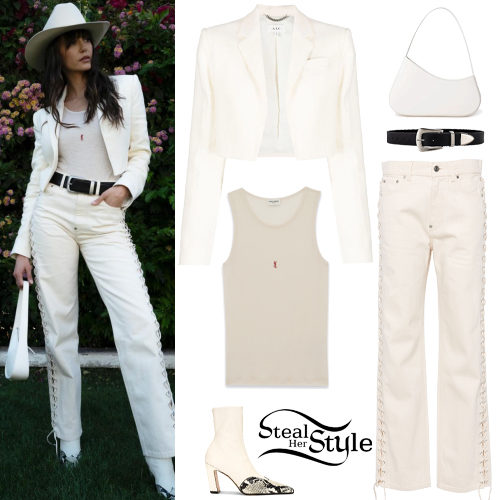 White Jacket and Jeans