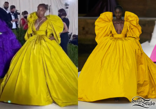 Mustard Yellow Valentino Couture Ball Gown