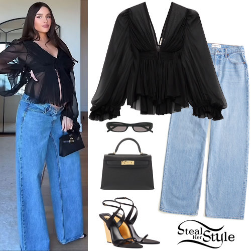 Black Blouse, Blue Jeans