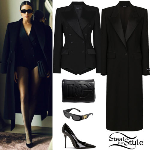 Black Coat, Tuxedo Bodysuit