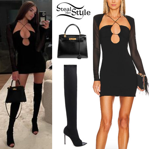 Black Dress, High Boots