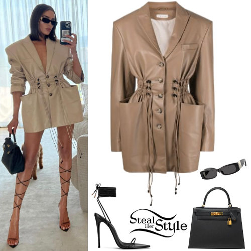 Leather Dress, White Dress