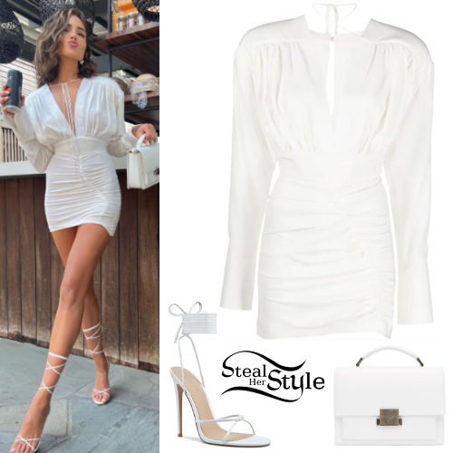 White Dress and Sandals