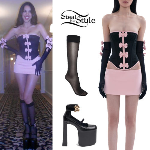 Bow Corset, Pink Skirt