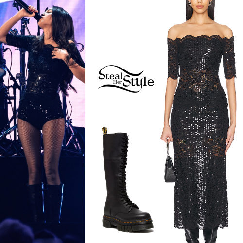 Lace Top, Combat Boots